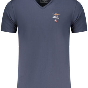 AERONAUTICA MILITARE MEN'S BLUE OUTERWEAR T-SHIRT