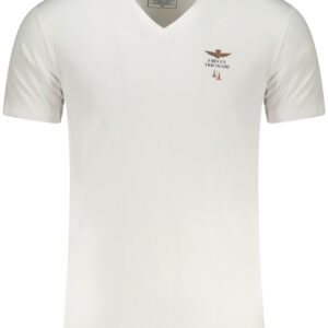 AERONAUTICA MILITARE MEN'S WHITE OUTDOOR T-SHIRT