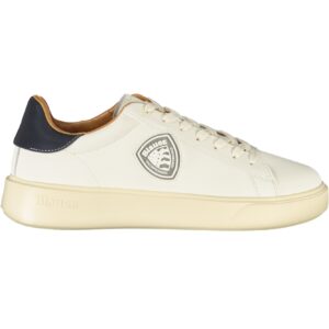 BLAUER MEN'S WHITE SPORTS SHOES