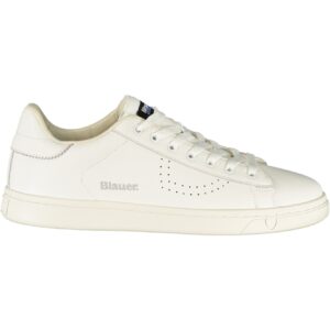 BLAUER MEN'S WHITE SPORTS SHOES