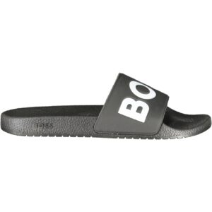 BOSS FOOTWEAR MEN'S BLACK SLIPPER