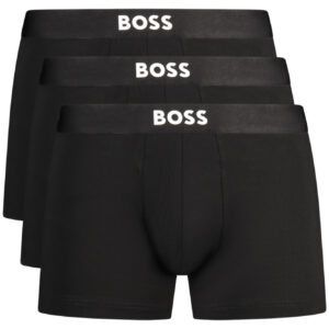 BOSS MEN'S BLACK BOXER