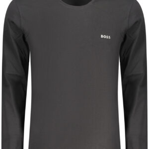 BOSS MEN'S LONG-SLEEVED T-SHIRT BLACK