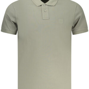 BOSS MEN'S SHORT-SLEEVE POLO SHIRT GREEN