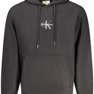 CALVIN KLEIN MEN'S BLACK ZIP-UP SWEATSHIRT