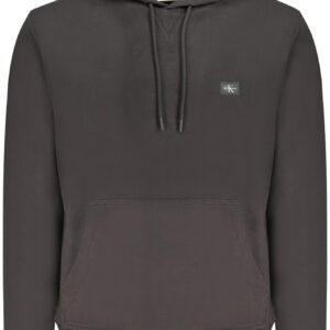 CALVIN KLEIN MEN'S BLACK ZIP-UP SWEATSHIRT