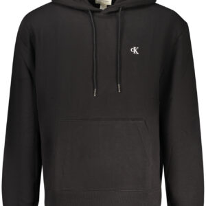 CALVIN KLEIN MEN'S BLACK ZIP-UP SWEATSHIRT