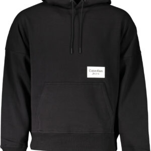 CALVIN KLEIN MEN'S BLACK ZIP-UP SWEATSHIRT
