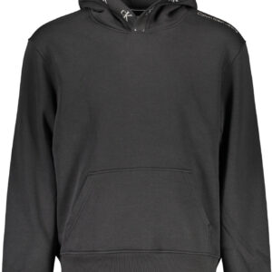 CALVIN KLEIN MEN'S BLACK ZIP-UP SWEATSHIRT