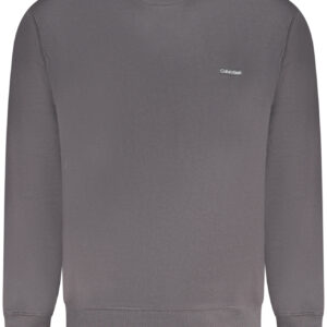 CALVIN KLEIN MEN'S BLACK ZIP-UP SWEATSHIRT