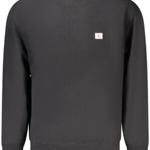 CALVIN KLEIN MEN'S BLACK ZIP-UP SWEATSHIRT