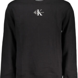 CALVIN KLEIN MEN'S BLACK ZIPLESS SWEATSHIRT