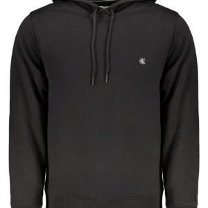 CALVIN KLEIN MEN'S BLACK ZIPLESS SWEATSHIRT