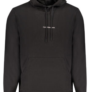 CALVIN KLEIN MEN'S BLACK ZIPLESS SWEATSHIRT
