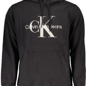 CALVIN KLEIN MEN'S BLACK ZIPLESS SWEATSHIRT