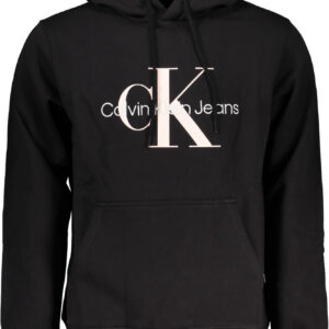 CALVIN KLEIN MEN'S BLACK ZIPLESS SWEATSHIRT