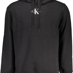 CALVIN KLEIN MEN'S BLACK ZIPLESS SWEATSHIRT