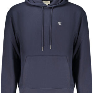 CALVIN KLEIN MEN'S BLUE ZIP-UP SWEATSHIRT