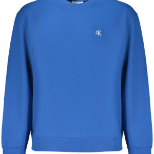 CALVIN KLEIN MEN'S BLUE ZIP-UP SWEATSHIRT