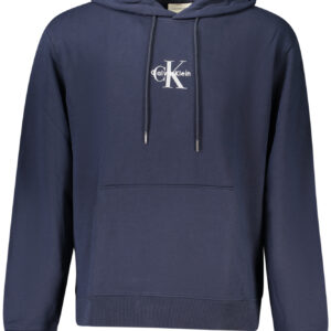 CALVIN KLEIN MEN'S BLUE ZIP-UP SWEATSHIRT