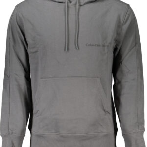 CALVIN KLEIN MEN'S GRAY ZIPLESS SWEATSHIRT