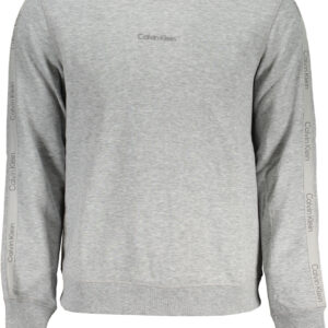 CALVIN KLEIN MEN'S GRAY ZIPLESS SWEATSHIRT