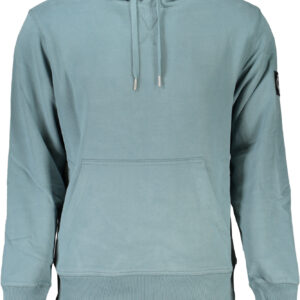 CALVIN KLEIN MEN'S GREEN ZIPLESS SWEATSHIRT