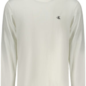 CALVIN KLEIN MEN'S LONG-SLEEVE T-SHIRT WHITE