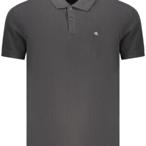 CALVIN KLEIN MEN'S SHORT SLEEVE POLO BLACK