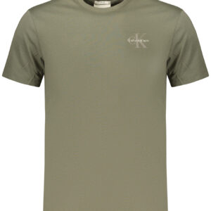 CALVIN KLEIN MEN'S SHORT-SLEEVED T-SHIRT GREEN