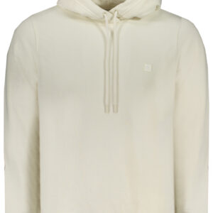 CALVIN KLEIN MEN'S WHITE ZIPLESS SWEATSHIRT