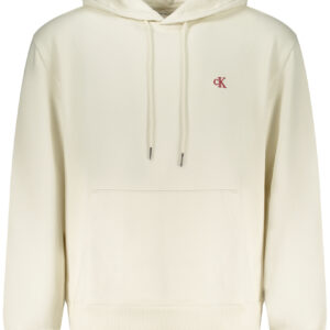 CALVIN KLEIN MEN'S ZIP-UP SWEATSHIRT WHITE