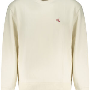CALVIN KLEIN MEN'S ZIP-UP SWEATSHIRT WHITE
