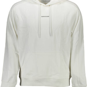 CALVIN KLEIN MEN'S ZIP-UP SWEATSHIRT WHITE