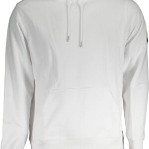 CALVIN KLEIN MEN'S ZIP-UP SWEATSHIRT WHITE