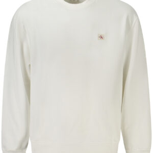 CALVIN KLEIN MEN'S ZIP-UP SWEATSHIRT WHITE