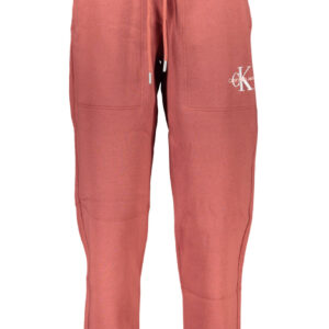 CALVIN KLEIN RED WOMEN'S TROUSERS