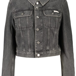 CALVIN KLEIN WOMEN'S BLACK DENIM JACKET