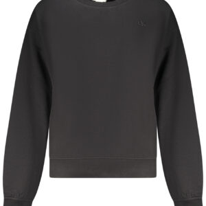 CALVIN KLEIN WOMEN'S BLACK ZIP-UP SWEATSHIRT