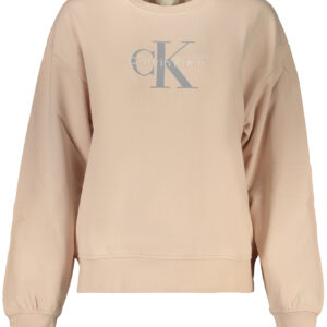 CALVIN KLEIN WOMEN'S PINK ZIP-UP SWEATSHIRT