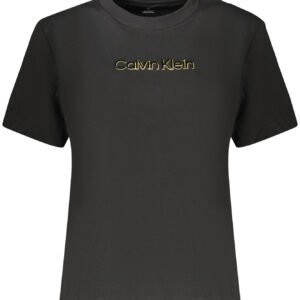 CALVIN KLEIN WOMEN'S SHORT-SLEEVE T-SHIRT BLACK
