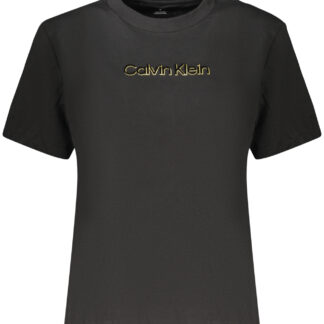 CALVIN KLEIN WOMEN'S SHORT-SLEEVE T-SHIRT BLACK