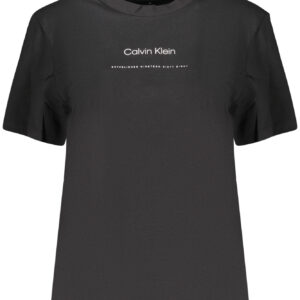 CALVIN KLEIN WOMEN'S SHORT-SLEEVE T-SHIRT BLACK