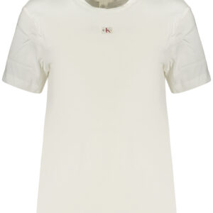 CALVIN KLEIN WOMEN'S SHORT-SLEEVE T-SHIRT WHITE