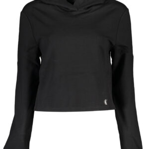 CALVIN KLEIN WOMEN'S SWEATSHIRT WITHOUT ZIP BLACK
