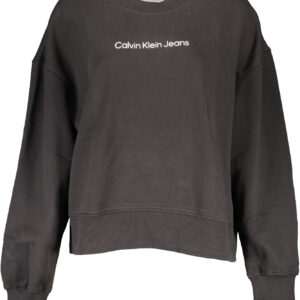CALVIN KLEIN WOMEN'S ZIPLESS SWEATSHIRT BLACK