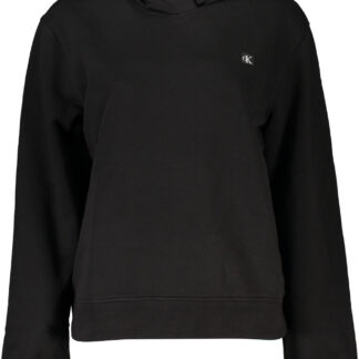 CALVIN KLEIN WOMEN'S ZIPLESS SWEATSHIRT BLACK