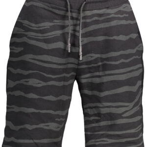 CAVALLI CLASS MEN'S BERMUDA PANTS BLACK