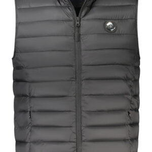 CAVALLI CLASS MEN'S BLACK SLEEVELESS JACKET