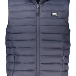CAVALLI CLASS MEN'S BLUE SLEEVELESS JACKET